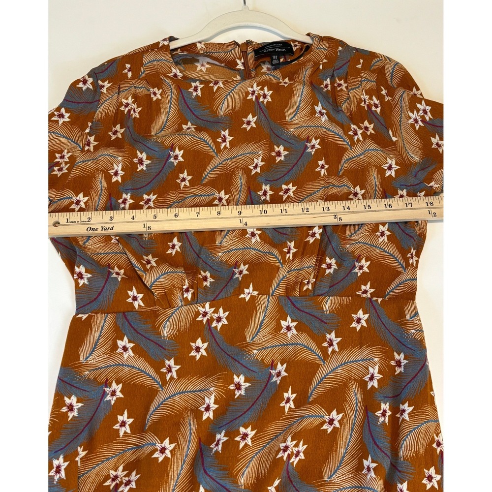 & Other Stories Paris Atelier Floral Long Sleeve Mini Dress US‎ 10 - Picture 8 of 11